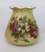 Royal Worcester Blush Small Vase 1912