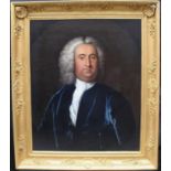 English 18th c. Portrait of a Gentleman Oil on Canvas