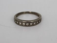 Diamond Style CZ Silver Ring