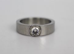 CZ Stainless Steel Ring
