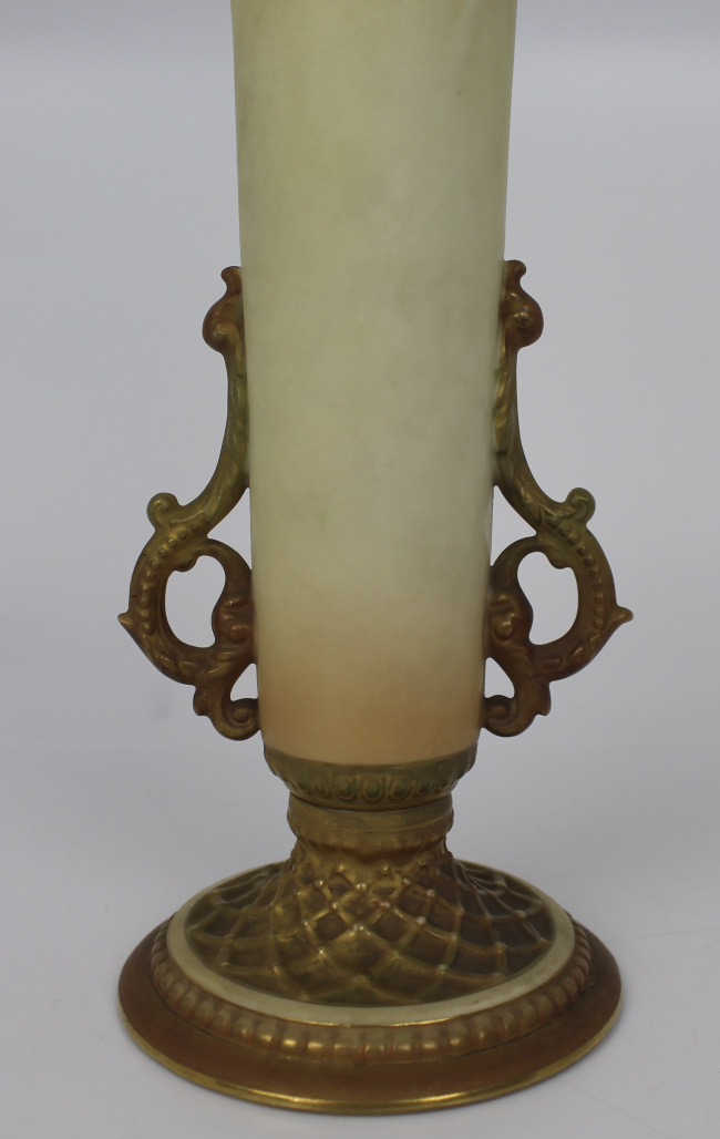 Early 20th c. Royal Worcester Blush Vase - Image 3 of 8