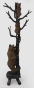 19th Century Black Forest Carved Bear Coat Stand