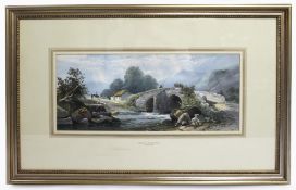 Watercolour Landscape by Thomas Rowbotham (Irish, 1823-1875)