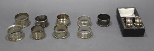 Collection of Silver Napkin Rings