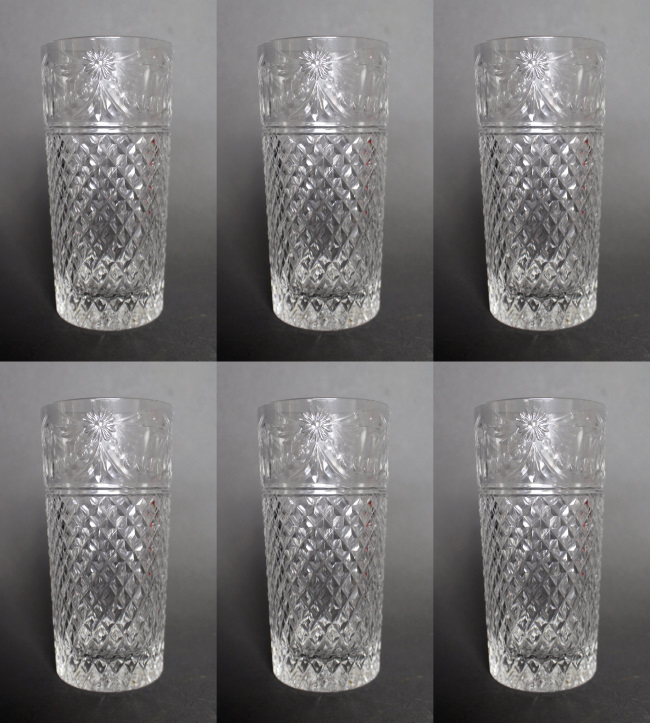 Set of 6 Stuart Beaconsfield Highball Glasses