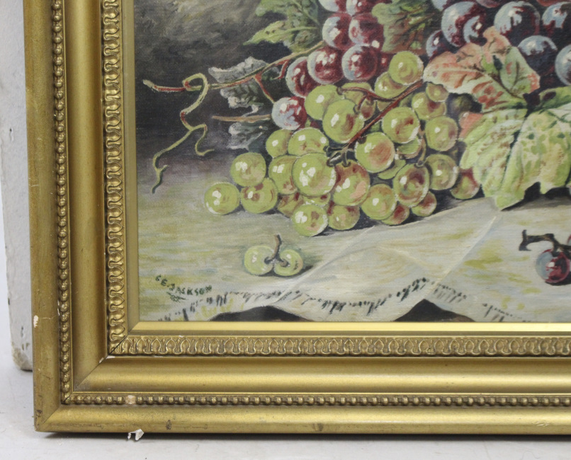 Pair of Signed Still Life Paintings Oil on Canvas - Image 4 of 10