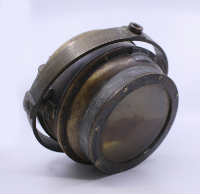 Early 20th c. Bronze Gimballed Compass by F.Smith & Sons - Image 10 of 11