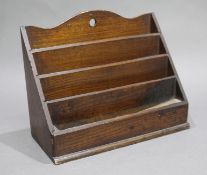 Antique 19th c. Mahogany Letter Rack