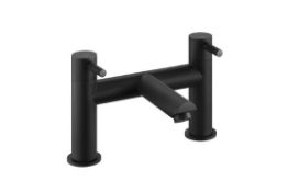 New & Boxed Iker Matte Black Bath Filler. Tb3022.Contemporary Urban Matte Black Finish 1/4 Turn...