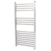 New (H33) 900x450mm Towel Radiator 900 x 500mm White. High Quality Powder-Coated Steel Construc...