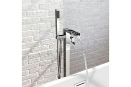 New & Boxed Niagra II Waterfall Freestanding Bath Mixer Tap & Hand Held Show. Tb3097.RRP £497...