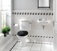 Twyford Clarice Close Coupled Toilet Set. Product Code: Cl1148Wh The Clarice Close Coupled W...