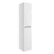 New (G91) Carino 300mm 2 Door Wall Hung Tall Unit - White Gloss. Fully Handle less Design Lef...