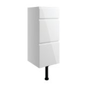 New (A41) Valesso 300mm Full Depth 3 Drawer Unit - White Gloss. Soft close fittings _ Durabl...