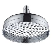 New (A52) Union Traditional Shower Head Round 200mm