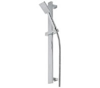 New (NY45) Riser Rail And Single Function Shower Kit Chrome