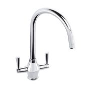 New (A44) Abode Astral 1 Tap Hole Monobloc Sink Mixer - Chrome._ Overall Height - 355mm _ ...