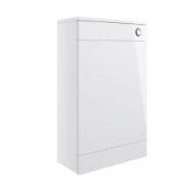 New (E73) Volta 500mm Floor Standing WC Unit - White Gloss. RRP £260.00. Stunning White Gloss...