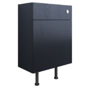 New & Boxed (C13) Benita 500mm Toilet Unit - Indigo Ash H 720mm x W 500mm x D 320mm. Benita fit...