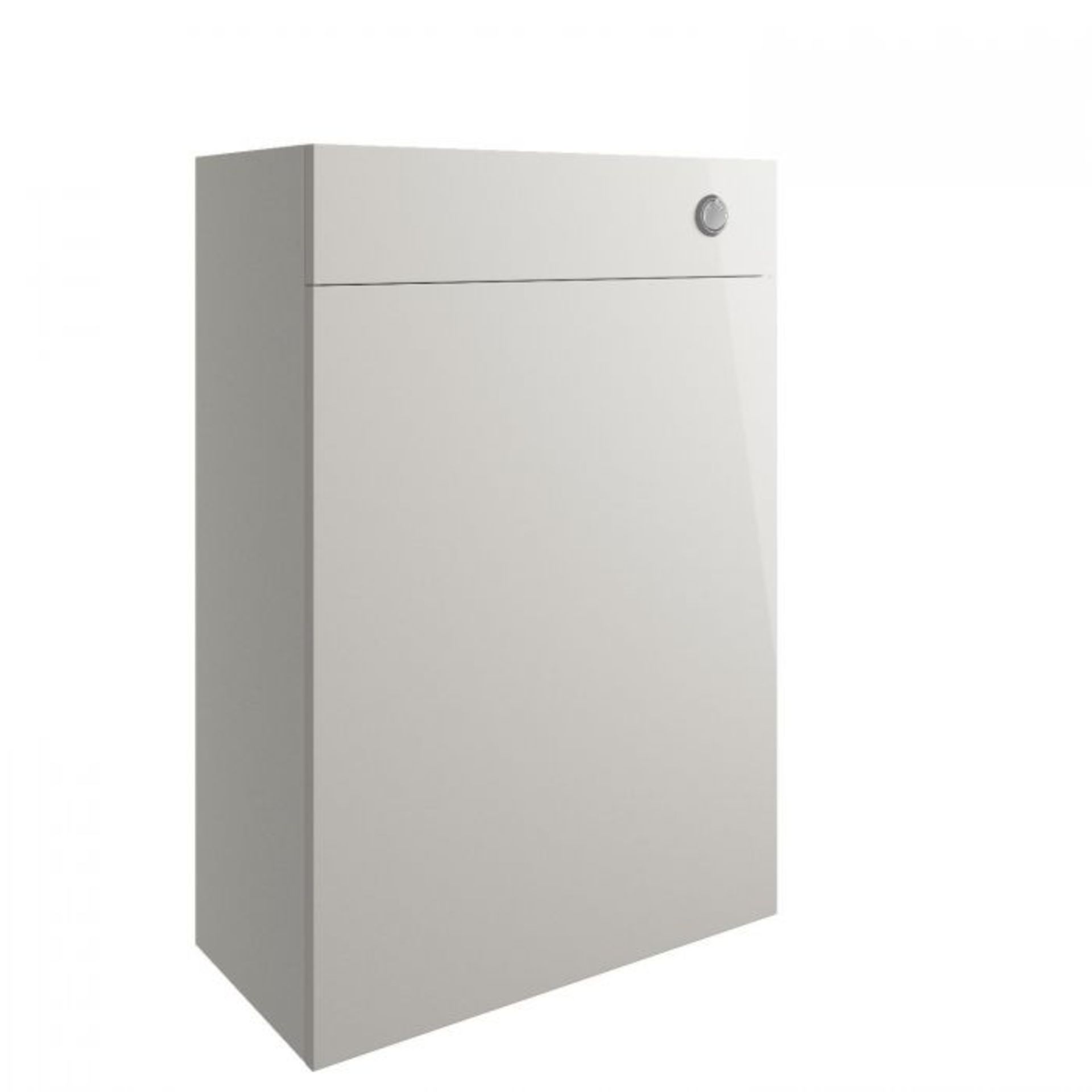 New (NY100) Valesso 600mm WC Toilet Unit - Light Grey. Colour: Pearl Grey Gloss Material: MFC ...