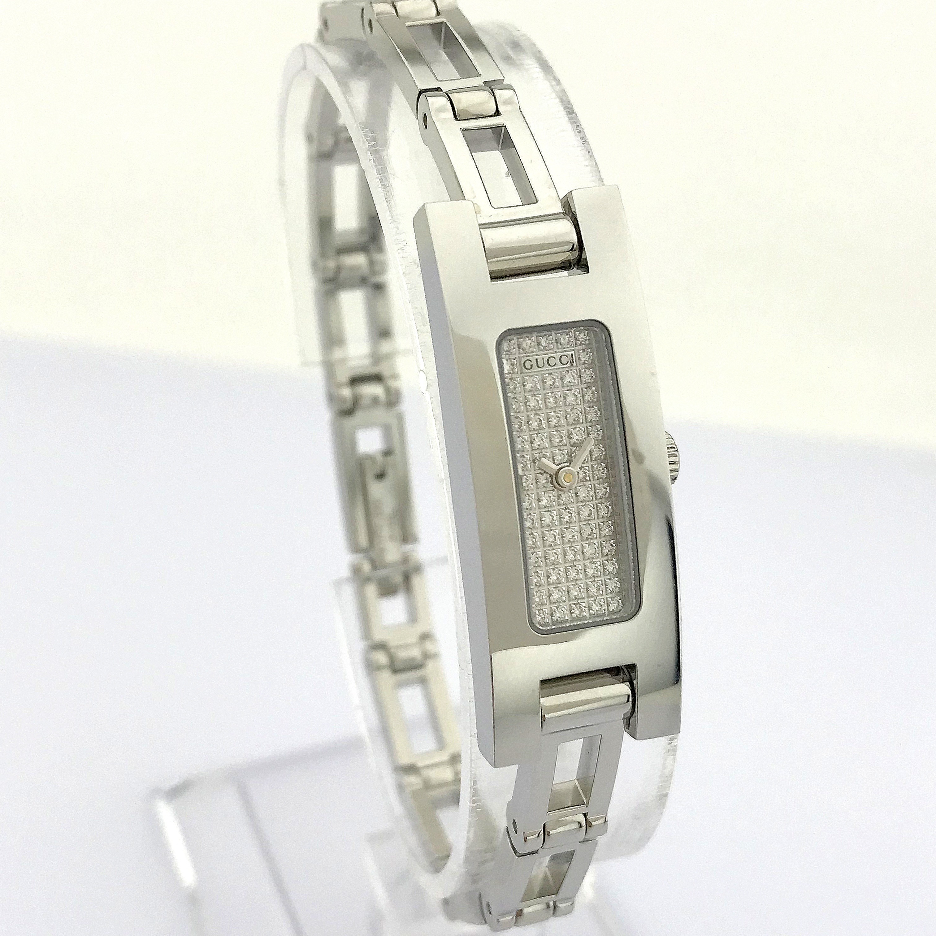 Gucci / 3900L / Diamond Dial - Ladies' Steel Wrist Watch - Image 3 of 9