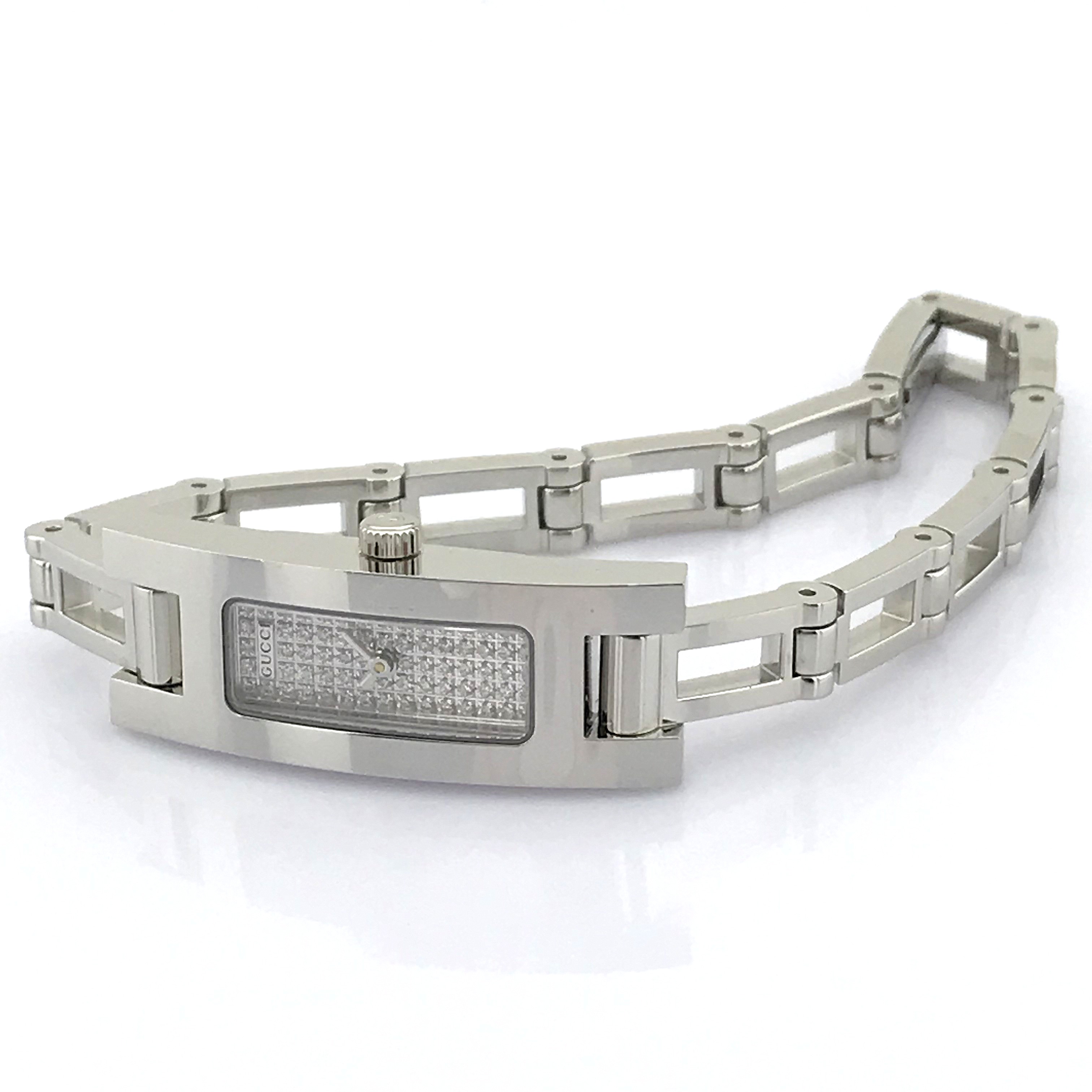 Gucci / 3900L / Diamond Dial - Ladies' Steel Wrist Watch - Image 2 of 9