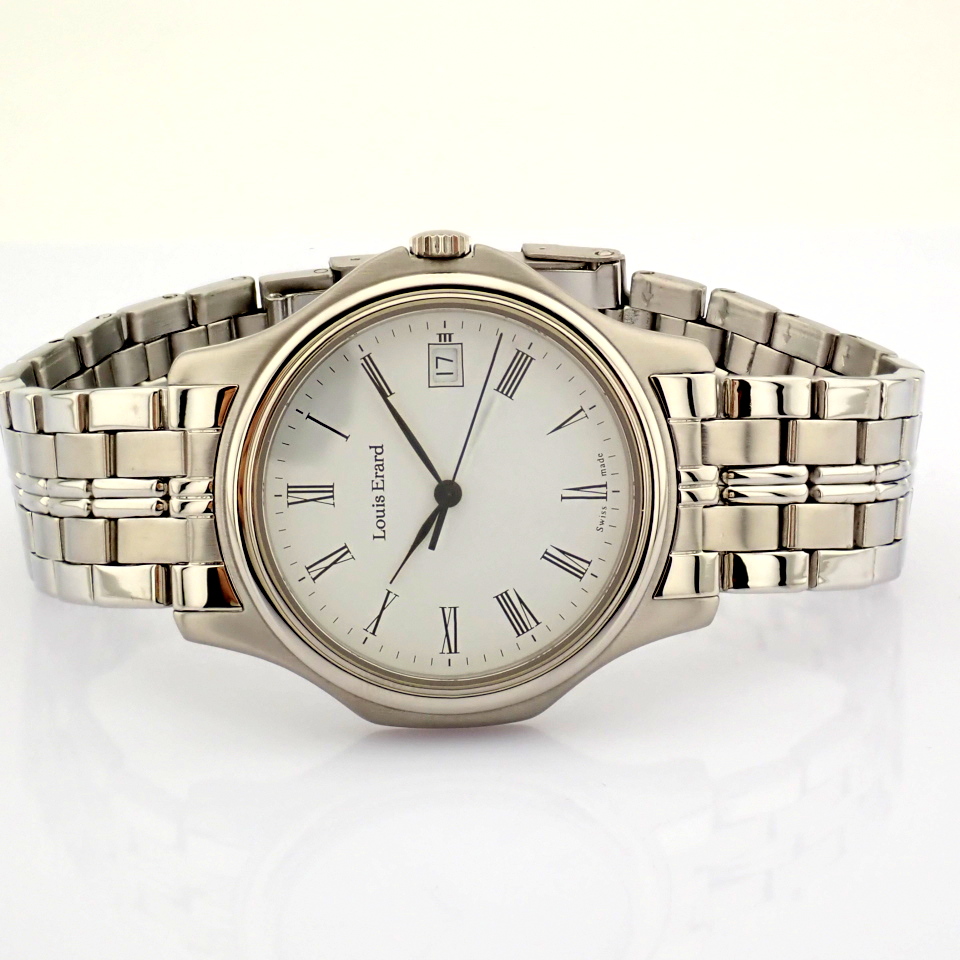 Louis Erard - Gentlemen's Steel Wrist Watch - Image 4 of 9