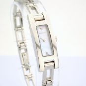 Gucci / 3900L / Mother Of Pearl & Diamond Dial - Ladies' Steel Wrist Watch