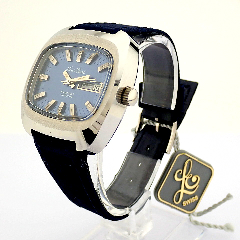 Louis Erard / INCABLOC - Gentlemen's Steel Wrist Watch - Image 4 of 5