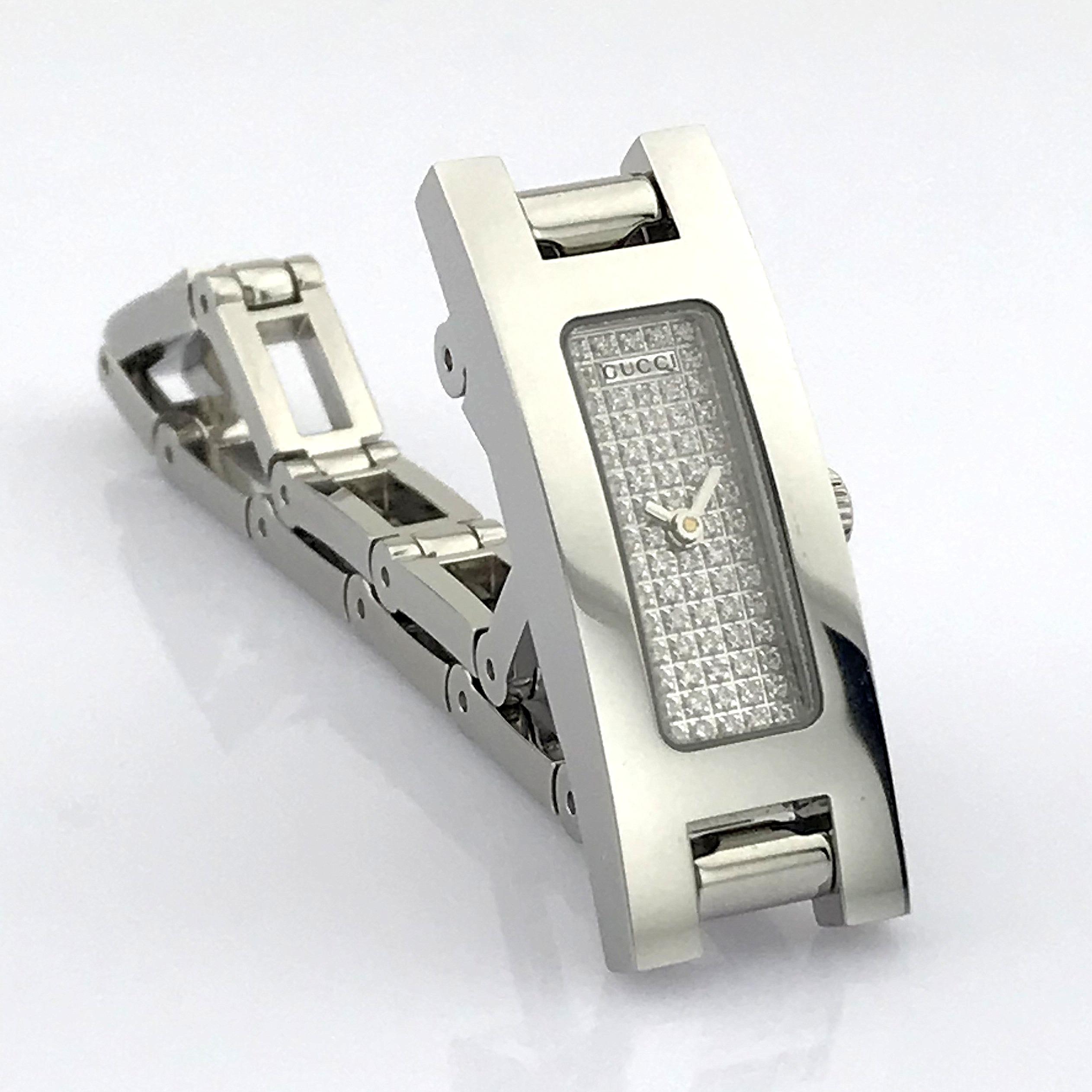 Gucci / 3900L / Diamond Dial - Ladies' Steel Wrist Watch - Image 4 of 9