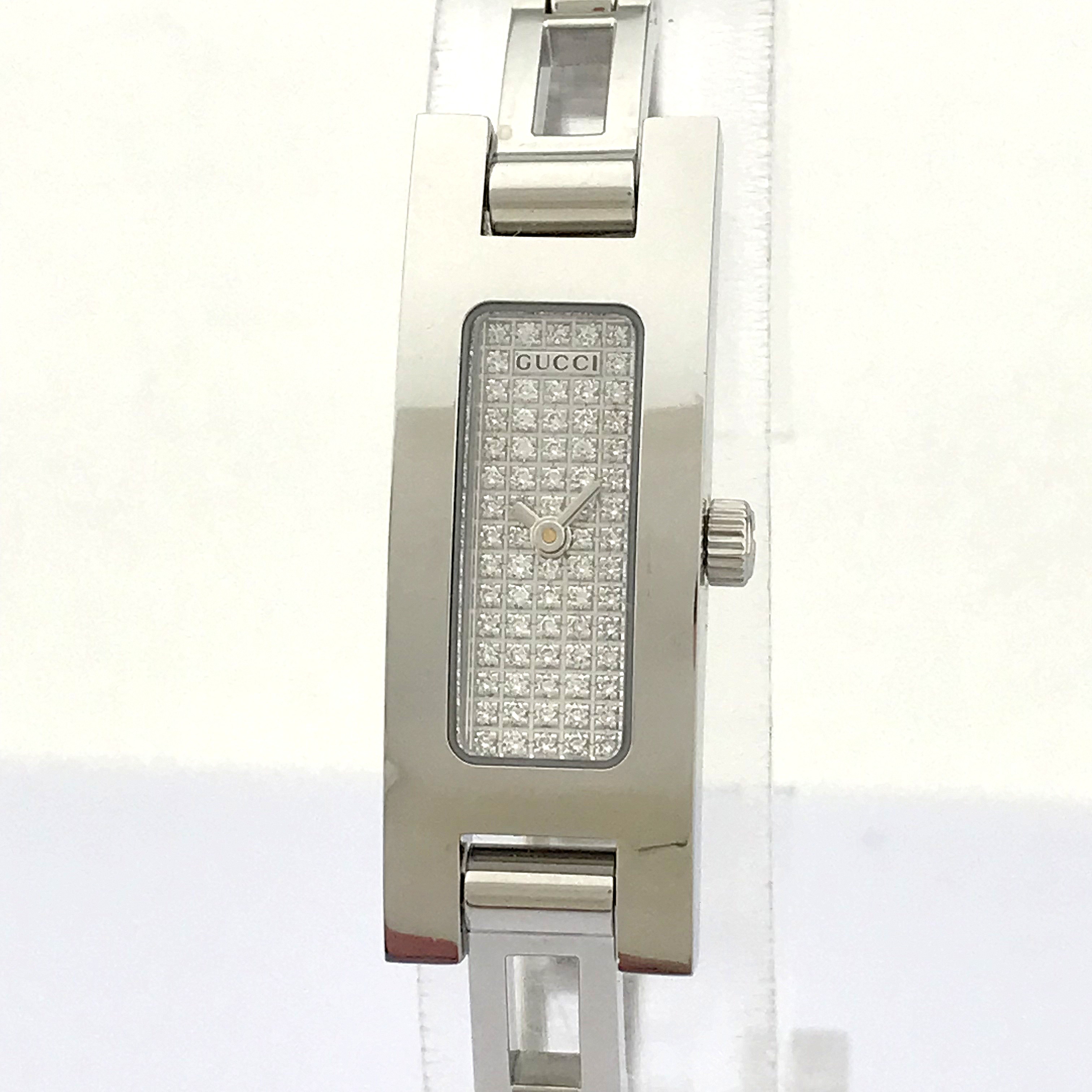 Gucci / 3900L / Diamond Dial - Ladies' Steel Wrist Watch - Image 5 of 9