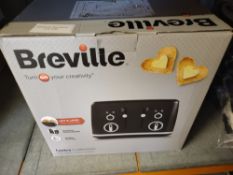 Breville Lustra 4-Slice Toaster with High Lift. RRP £39.99 - Grade U