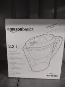 Amazon Basics Water Filter Jug 2.3L. RRP £14.22 - Grade U