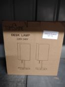 Tomshin-e Bedside Table Lamp. RRP £29.99 - Grade U