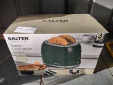 Salter EK2937 Deco 2-Slice Toaster. RRP £18.99 - Grade U