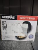 Geepas 1000W Omelette Maker. RRP £15.99 - Grade U