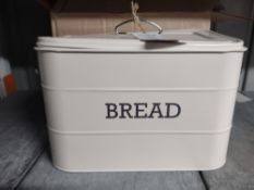 Kitchencraft Living Nostalgia Large Metal Bread Box/Bin. RRP £38.49 - Grade U