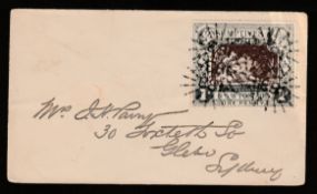 New South Wales 1897 Cover sent from Paddington to Sydney franked 1897 1d (1/-) Consumptive Homes ch