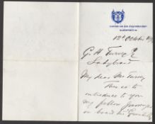 Orange Free State 1894 (Oct. 12) Letter on "Kantoor van den Staatspresident, Bloemfontein" headed n