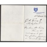 Orange Free State 1894 (Oct. 12) Letter on "Kantoor van den Staatspresident, Bloemfontein" headed n