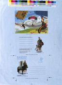 G.B. - QEII Postal Stationery 1980. Scottish 14p Aerogramme featuring Scottish Regiments, with a fin