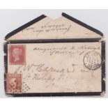 Crash & Wreck 1872 Cover from Leiden to London franked 15c (with a G.B. 1d red added later) endorsed