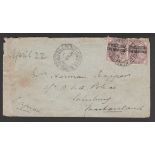 Boer War - Rhodesia / Bechuanaland 1900 (Apr. 2) Cover with "Mashonaland, British South Africa Polic