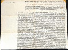 Great Britain - Wales 1840-43 Letters and documents concerning the bankruptcy and dismissal of the A