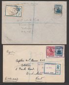 New Zealand / Egypt - World War One 1915-16 Registered covers (2) and a front from New Zealand force