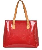 LOUIS VUITTON Monogram Vernis Houston Shoulder Bag