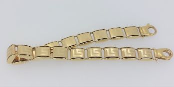 9ct (375) Yellow Gold Greek Key Bracelet