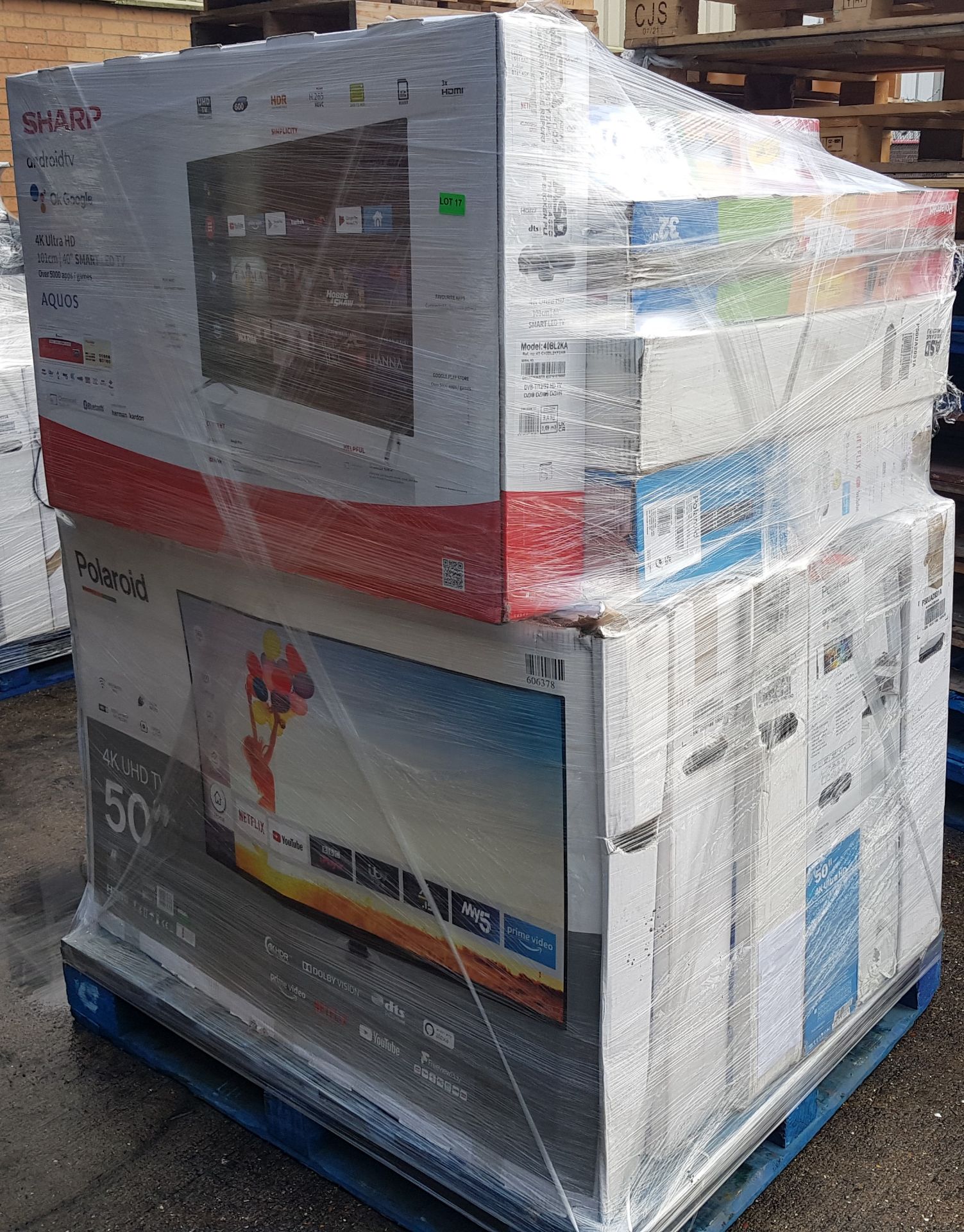 Approximately 13x Mixed, Mainly Smart TVs To Include. 6x Polaroid 50" 4K UHD P50UA2031A. Polaroid - Image 3 of 5