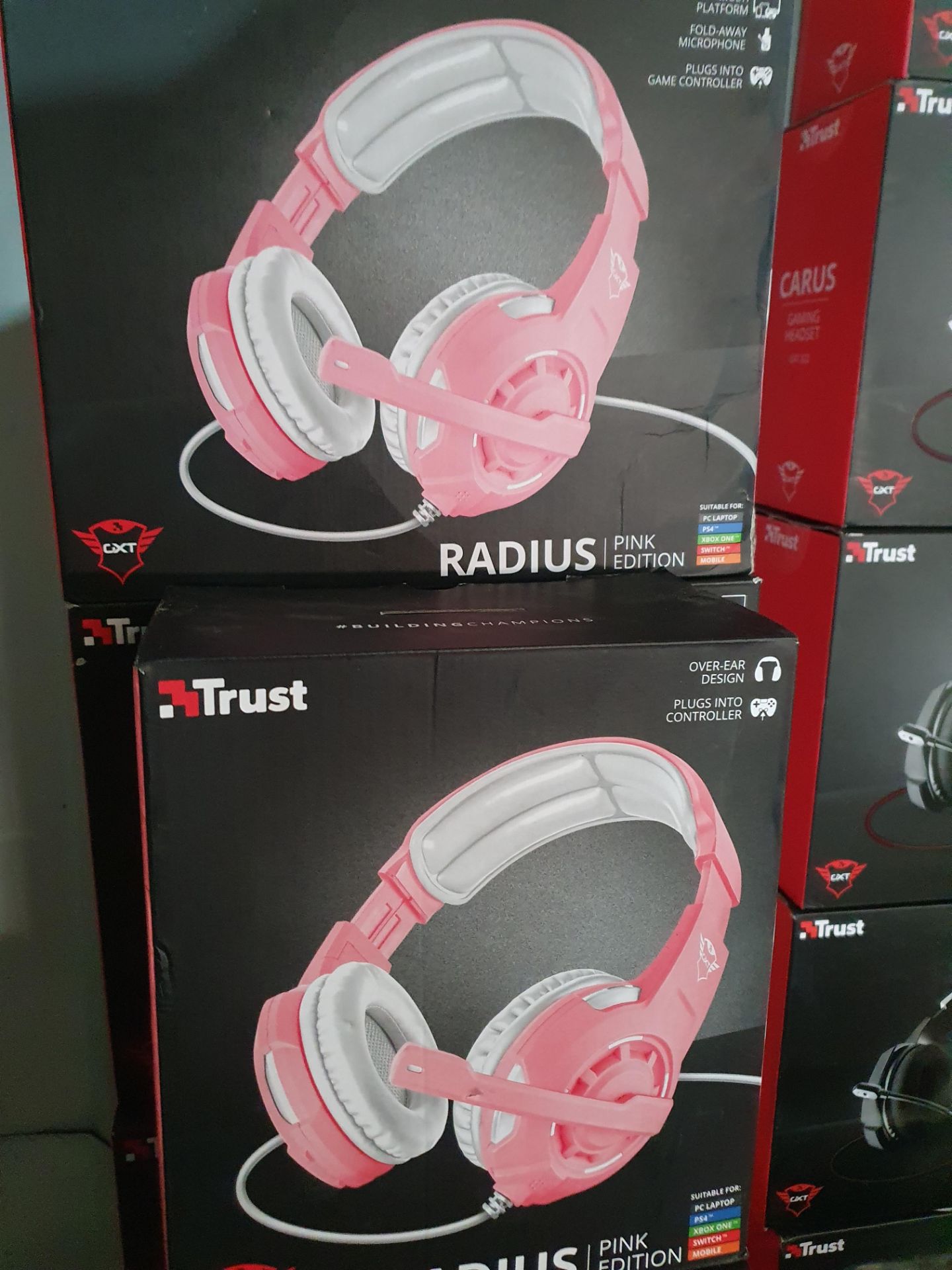 13 x Trust Radius Pink Edition Gaming Headsets. GXT 310P. - Image 2 of 4