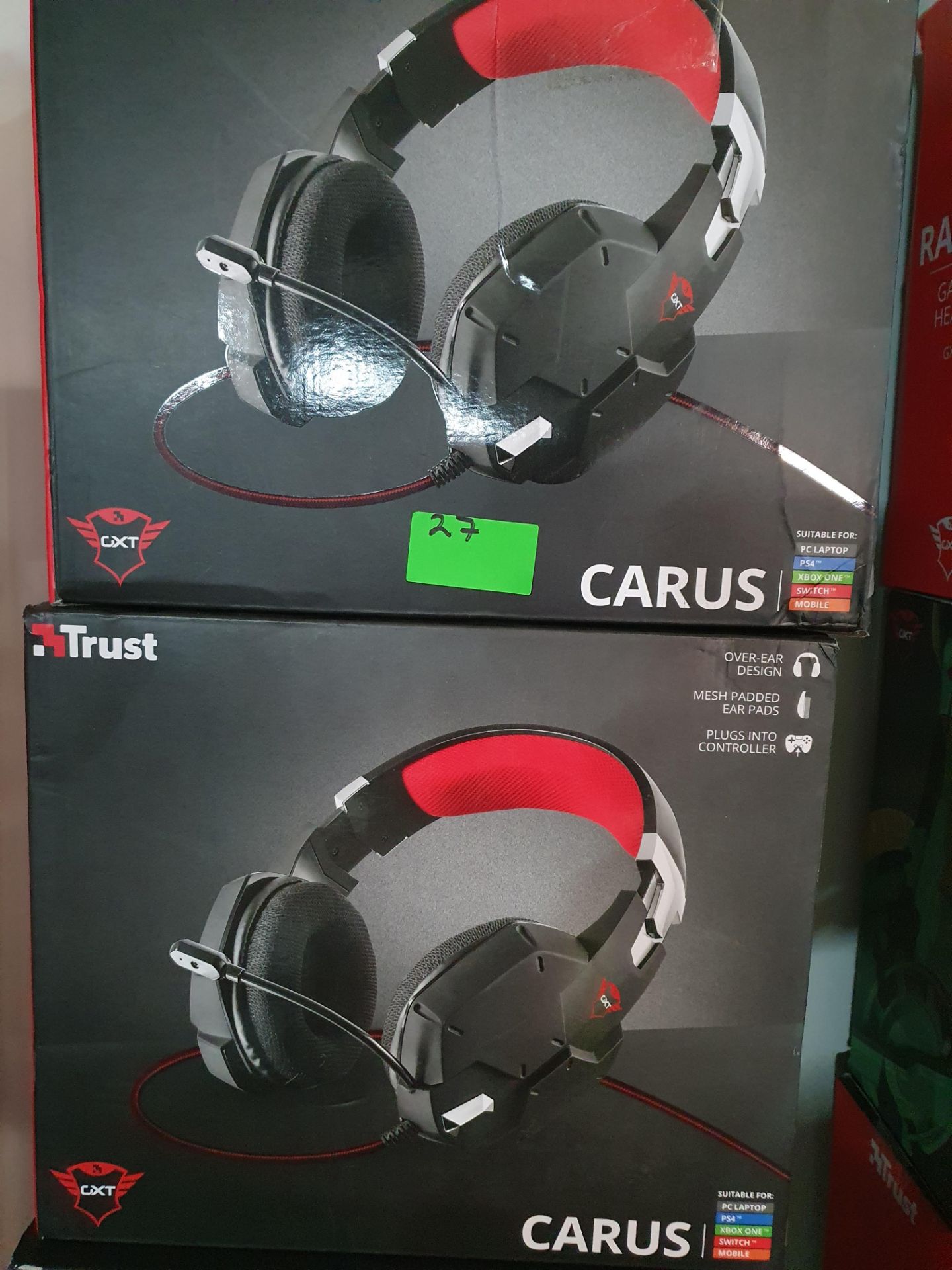 6 x Trust Carus Gaming Headsets. GXT 322. - Image 3 of 3